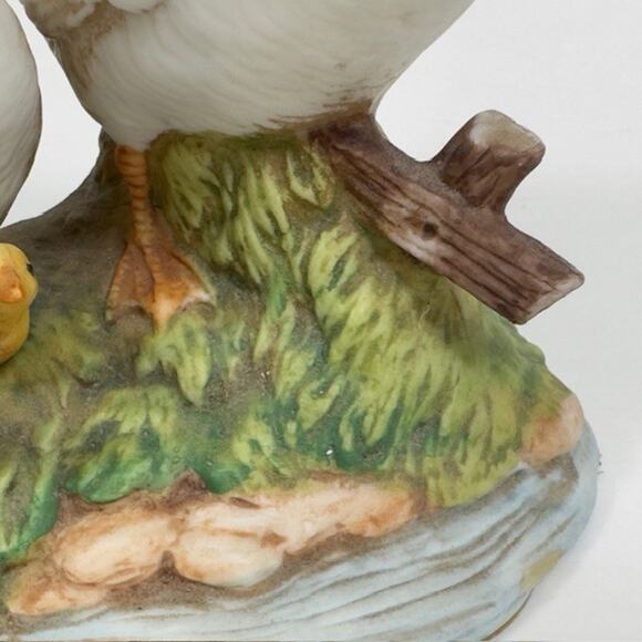 Homco #1459 Porcelain Figurine w/Sticker Duck/Ducklings/Geese Family Vintage - Picture 9 of 16